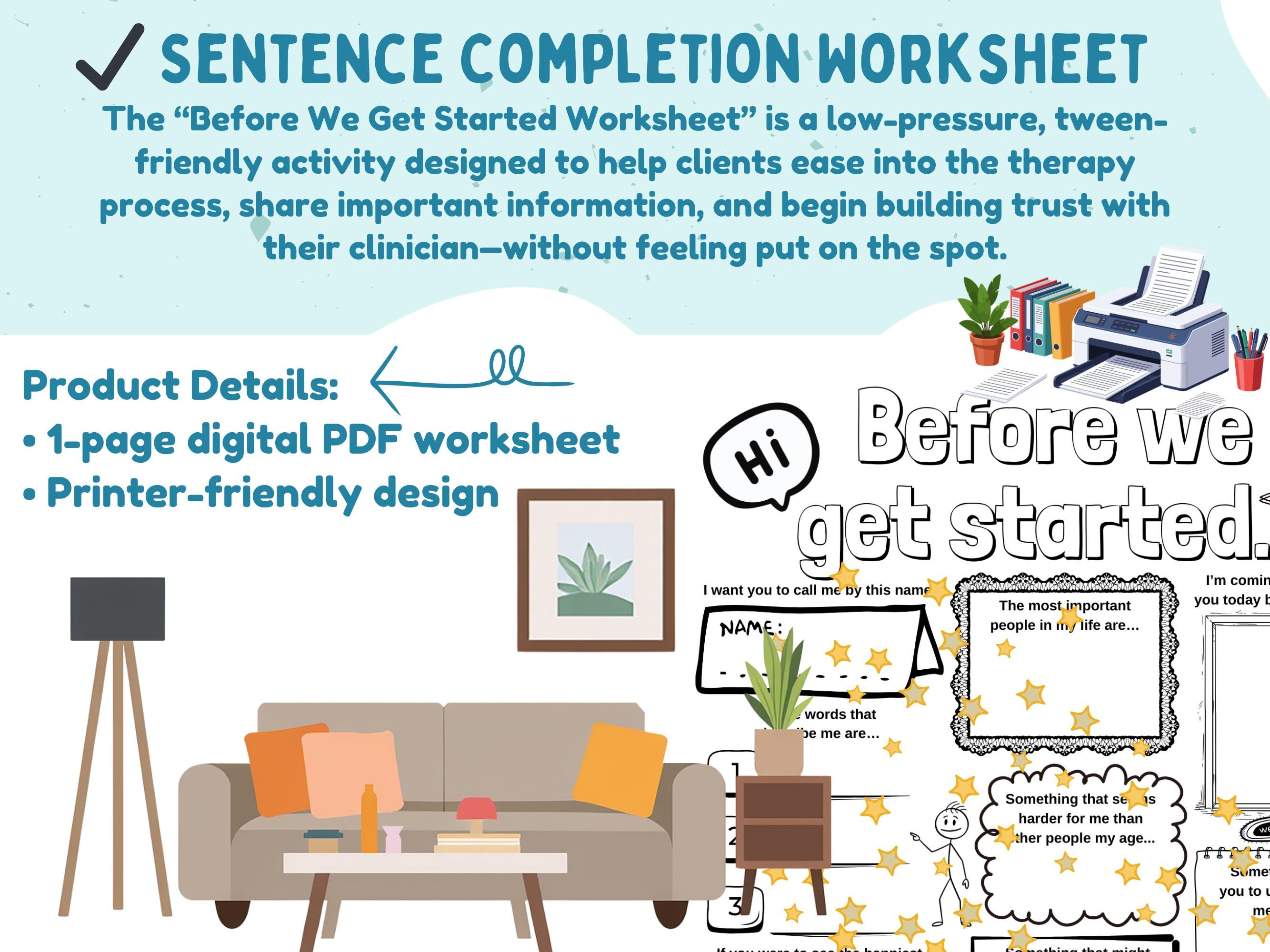 Before We Get Started: Child, Tween and Teen Therapy Intake and Rapport ...