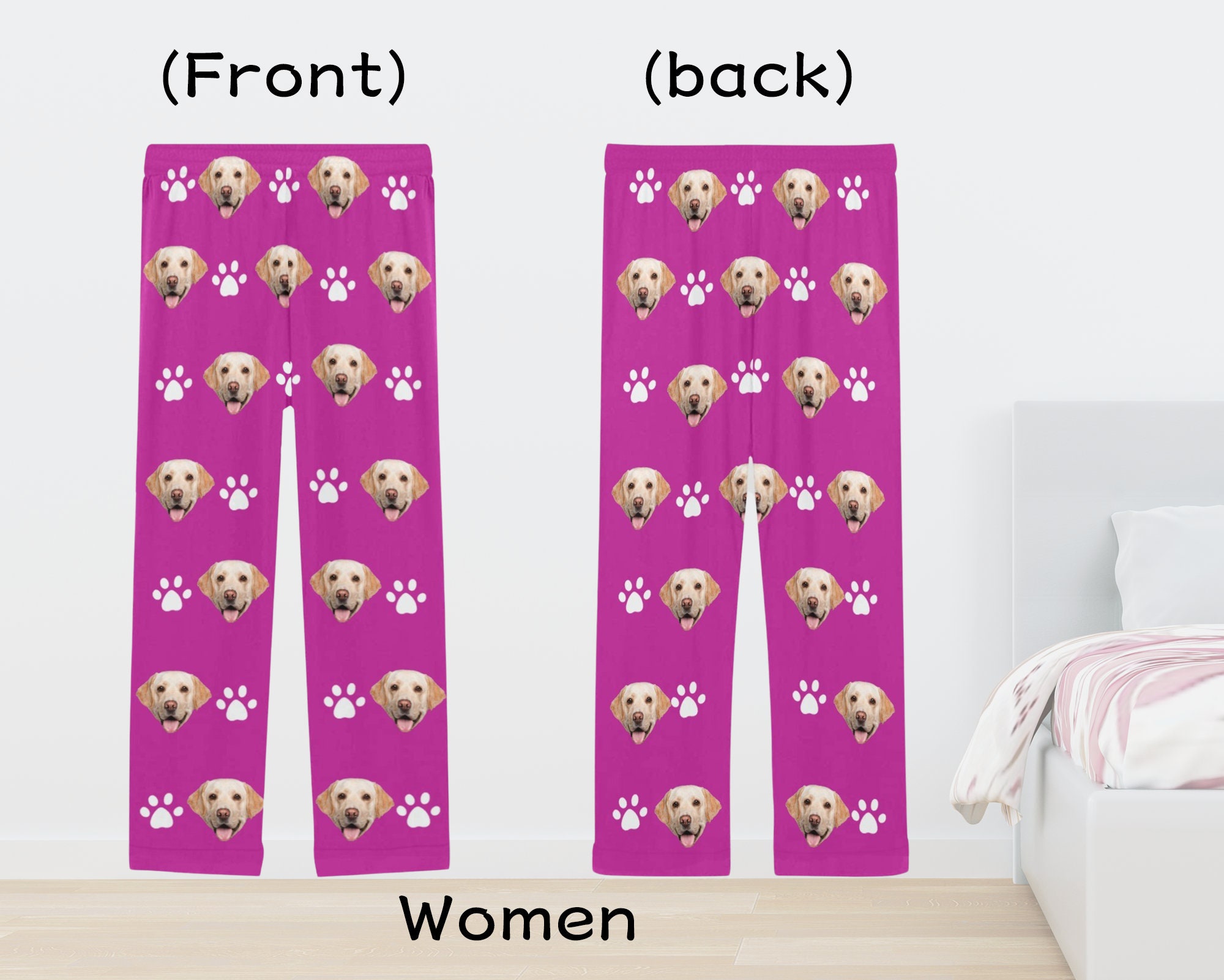 custom-pet-pajama-pantspersonalized-pants-pajamascustom-pj-etsy-canada