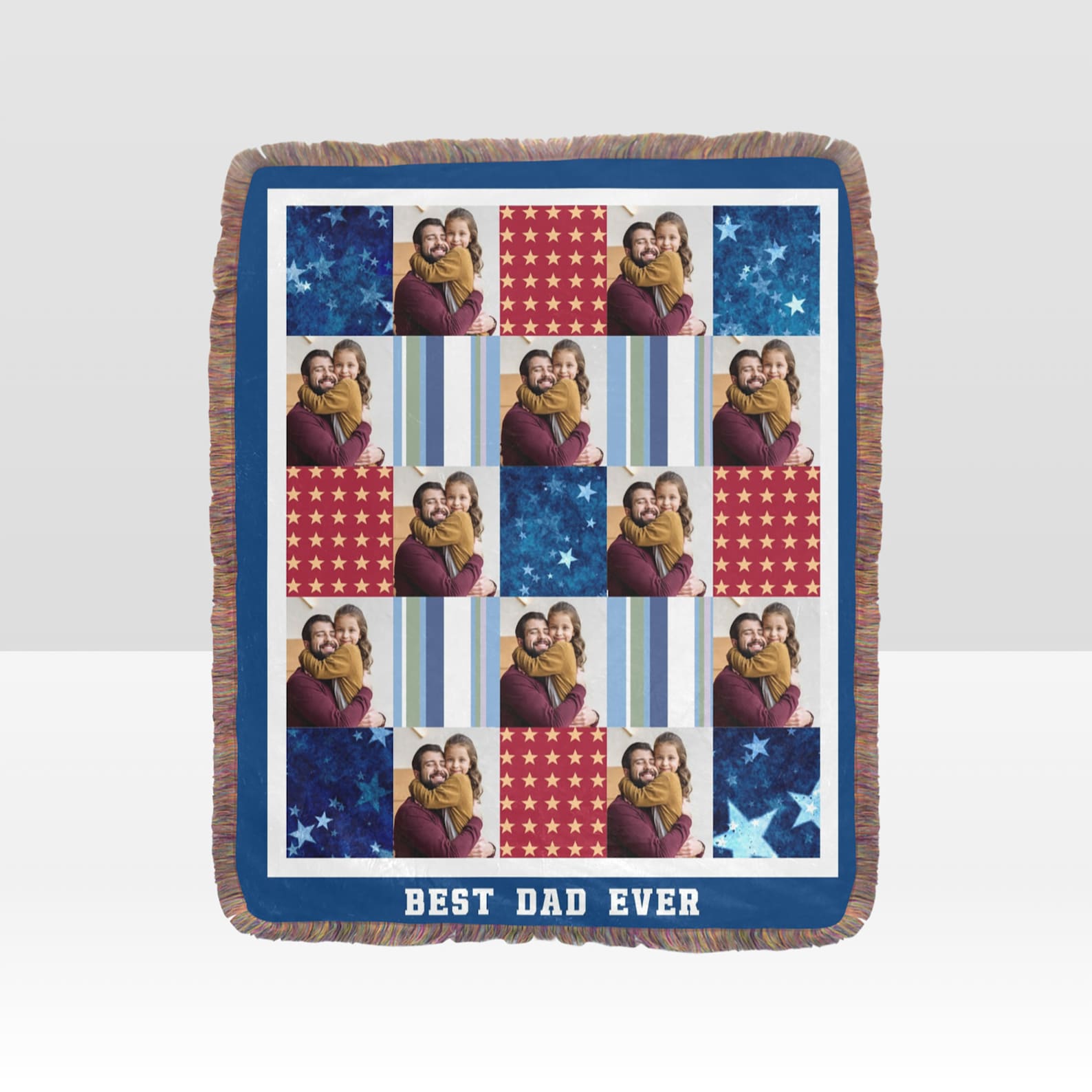 Custom Blanket for Dadcustom Photo Blanketpicture Etsy