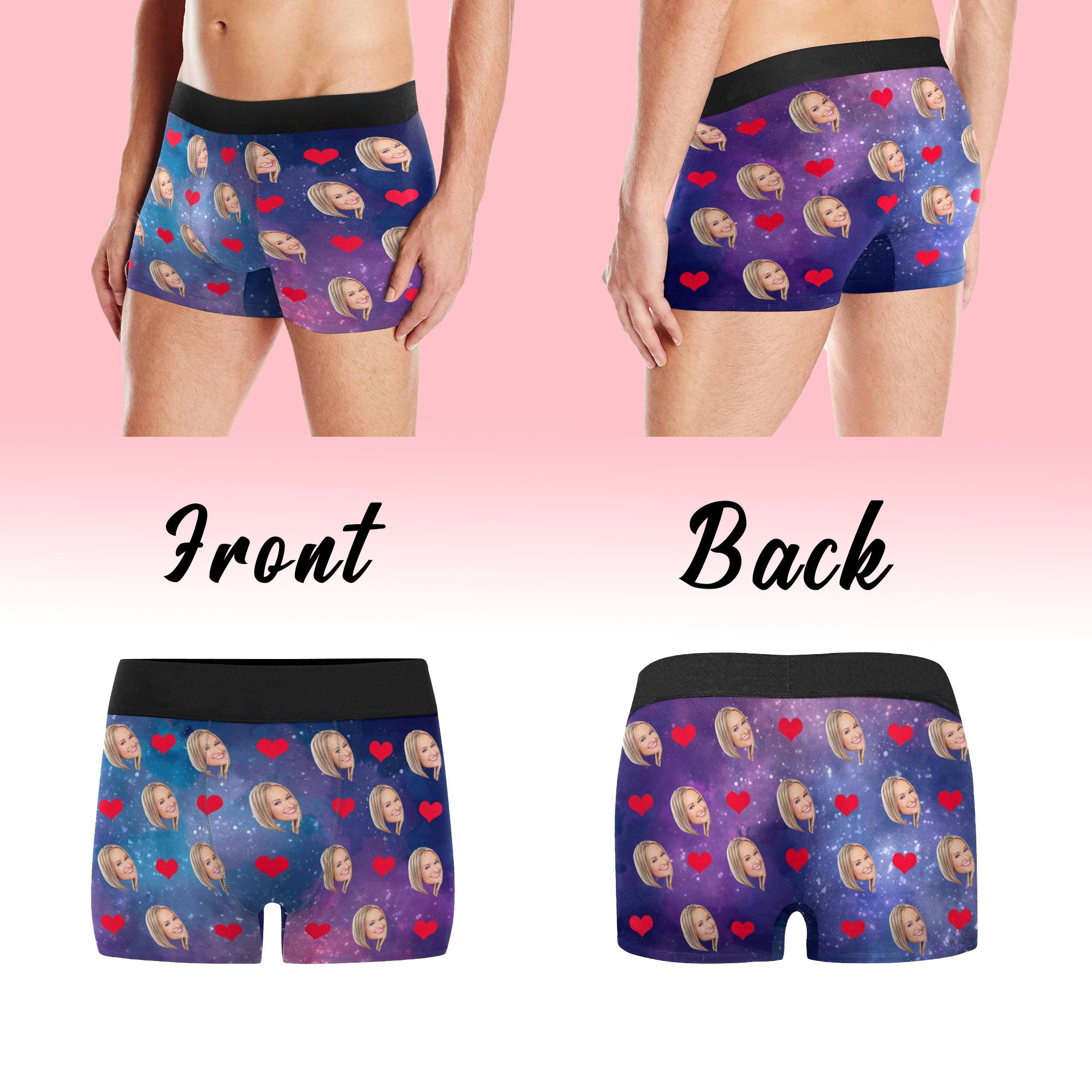 Custom Briefs Personalized Face Boxer Briefs, Custom Photo Underwear Gift - Etsy