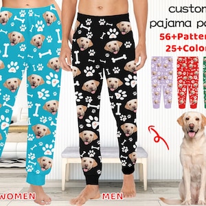 Personalized Pajama Pants custom Pants Pajamas custom Dog Pj Pants pet Photo Pajama custom Pjs christmas anniversary Gift for Pet Lover Etsy