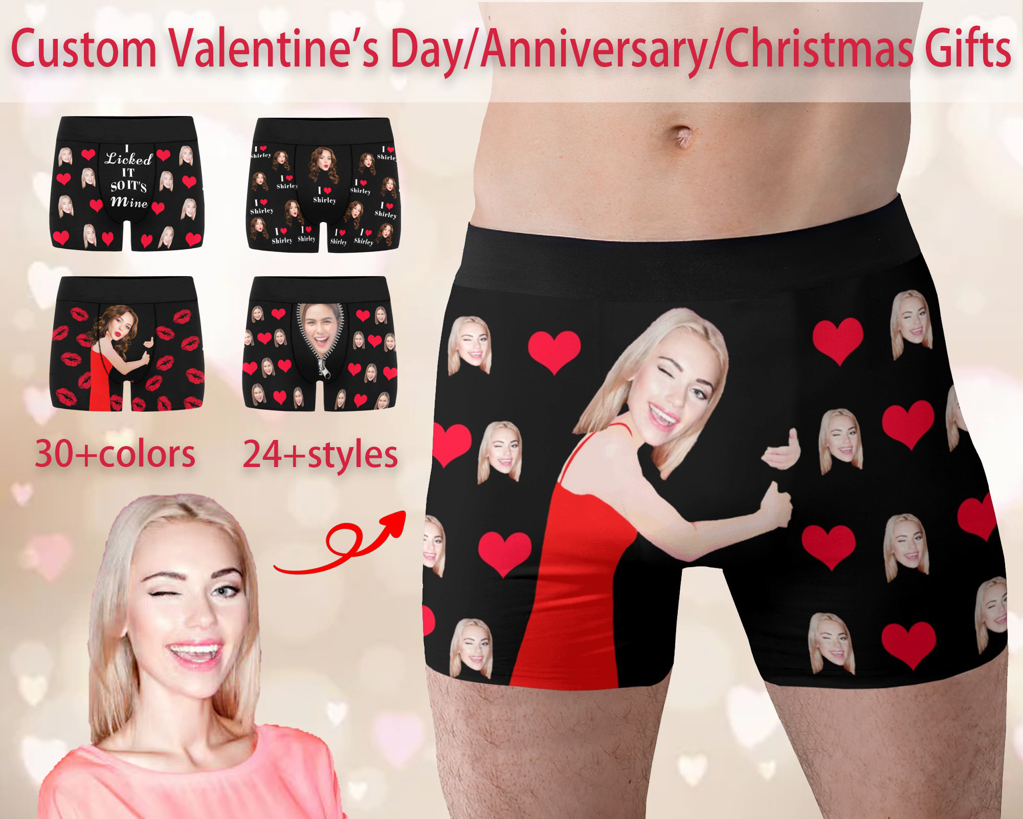 I Licked It so Its Mine/funny Boxer Briefs/ Valentine's Day Gift/ Gift for  Husband/boyfriend/ Anniversary Gift/ Gag Gift/bachelor Party Gift 