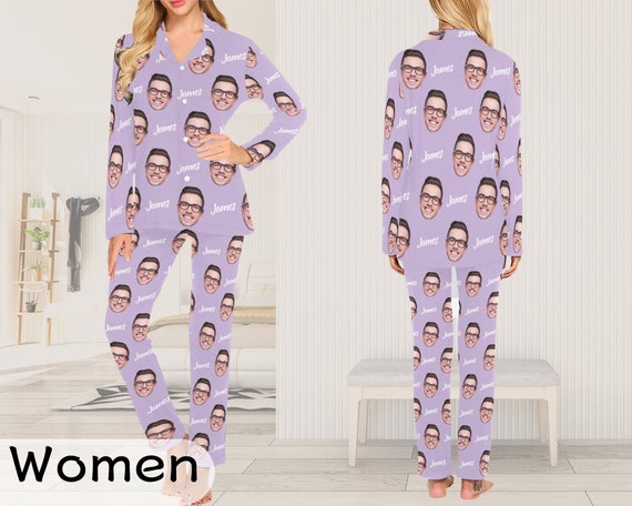 Custom face pyjamas hotsell