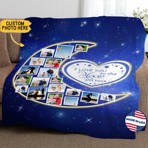 Custom I Love You ASL Blanket For Couple, Customized Anniversary Gift, I Love You Throw Blanket