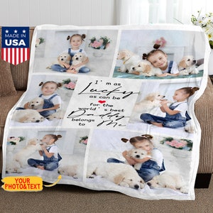Custom Photo Collage Blanket,Personalized Picture Blanket,Throw blanket,Photo Blanket Gift,Custom Blanket For Adult,2023 Christmas Gift