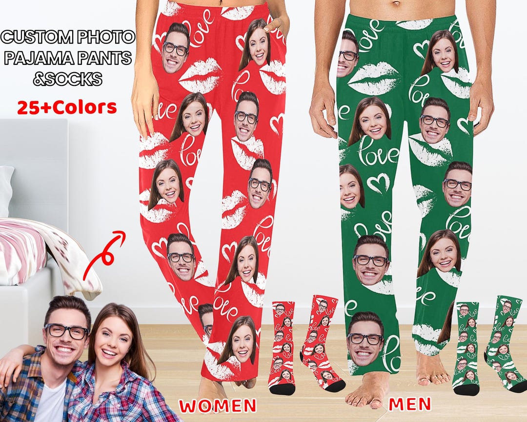 Personalisierte Pyjama Hose Für Damen & Herren Produktbild-Vorschau 7