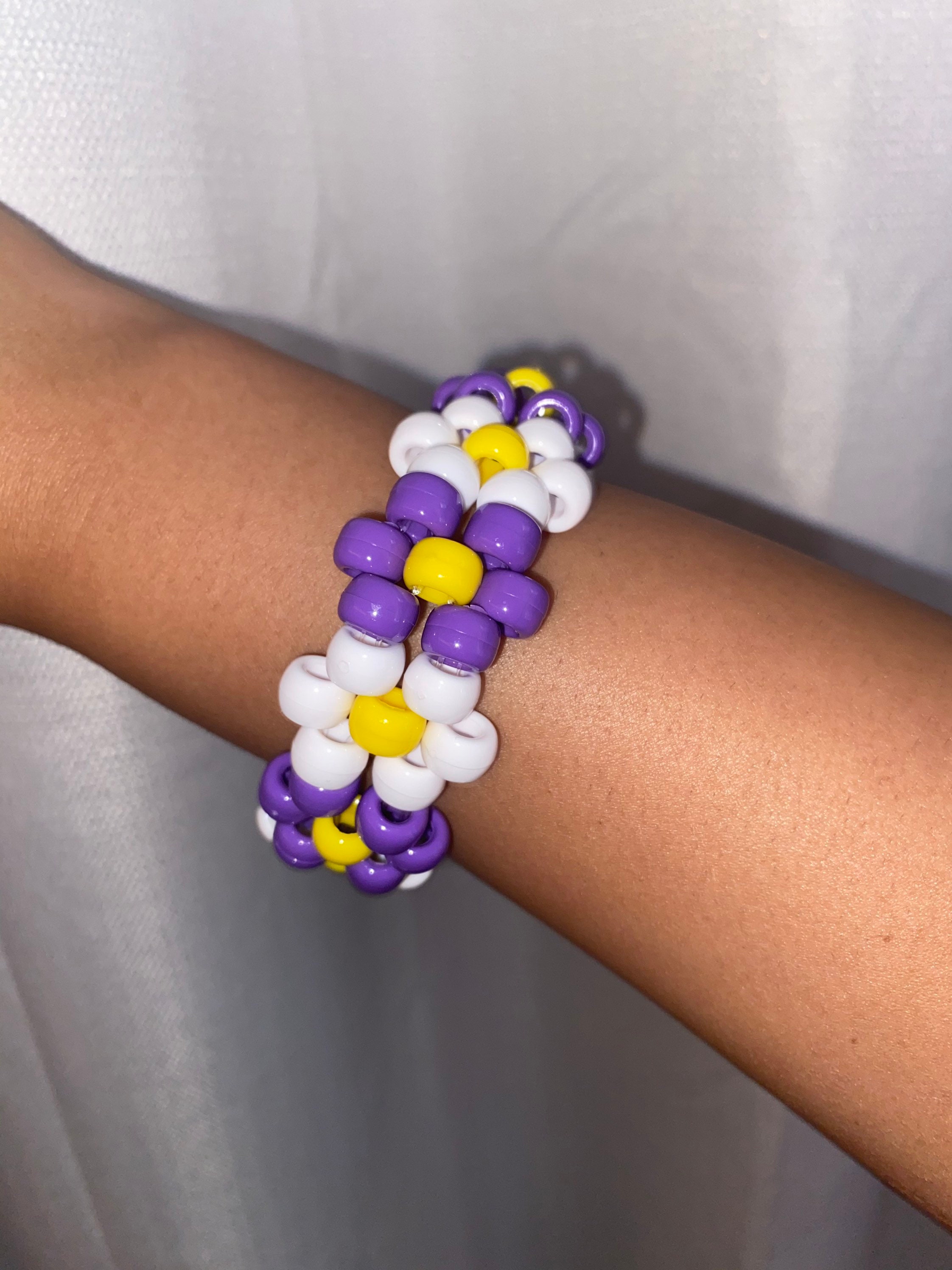 Mothers Day Flower Kandi Bracelet Etsy