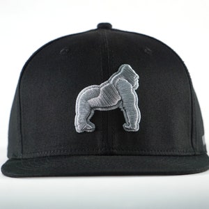 Bob Mac Untamable Snapback Hat 3D Embroidered Gorilla Logo