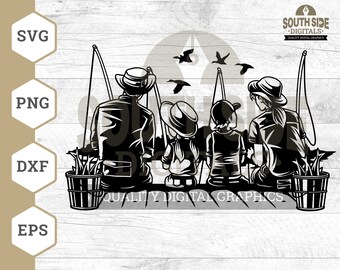 Download Family Fishing Svg Etsy