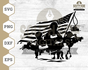Download Female Soldier Svg Etsy