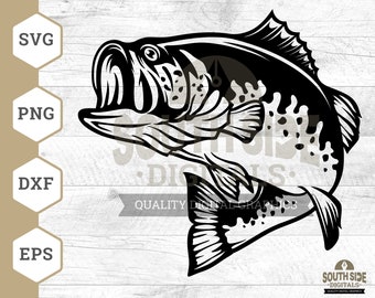 Free Free 128 Largemouth Bass Bass Svg SVG PNG EPS DXF File