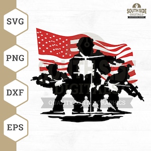US Soldat SVG-Datei: Militär veteran Design (Digitaler Download)