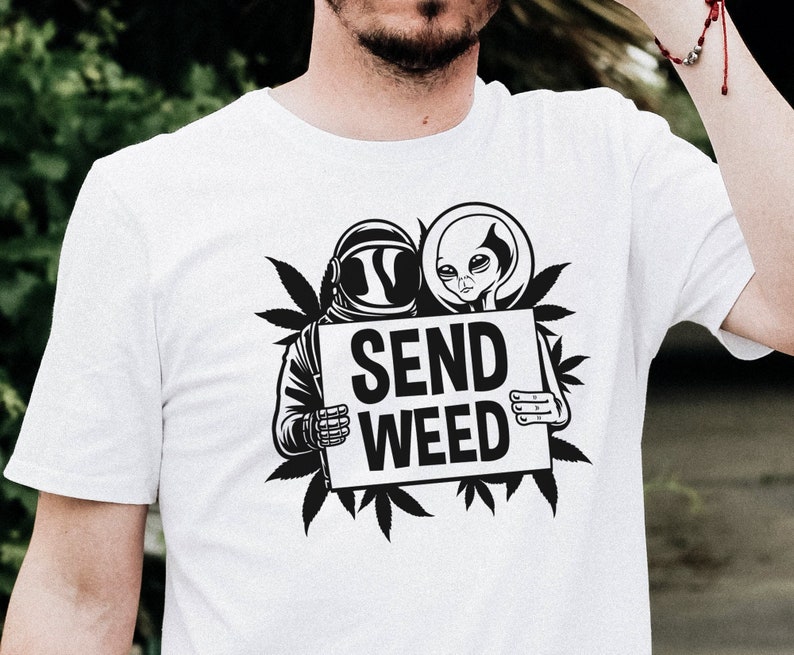 Send Weed SVG File Space Weed Svg Space Cake Svg Alien Weed Etsy Finland