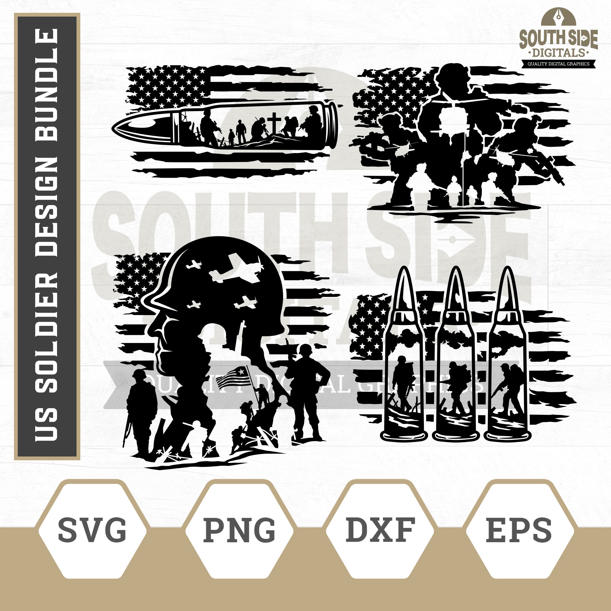 Sticker Soldier Vector US Soldier SVG Bundle: Military Veteran Designs (digital Download) - Etsy