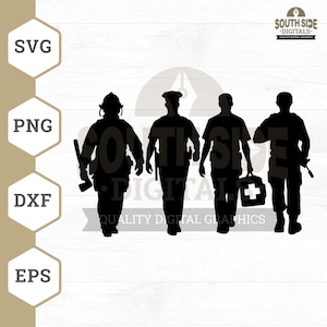 Emergency Response Svg, First Responder svg, Emergency Rescue svg, Responder Shirt, Responder Clipart, Responder Png, Cut File, Dxf File