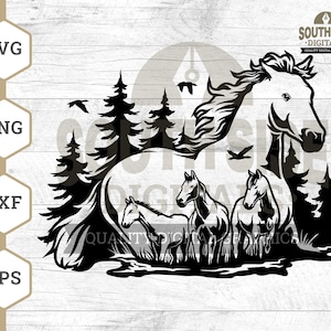 Stallion SVG File, Stallion svg, Mustang svg, Wild Horse svg, Horse svg, Wild Life svg, Stallion Shirt, Stallion Clipart