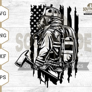 SVG-bestand brandweerman VS: brandweerman clipart (digitale bestanden)