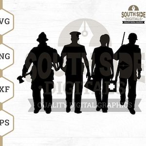 Emergency Response Svg, First Responder svg, Emergency Rescue svg, Responder Shirt, Responder Clipart, Responder Png, Cut File, Dxf File