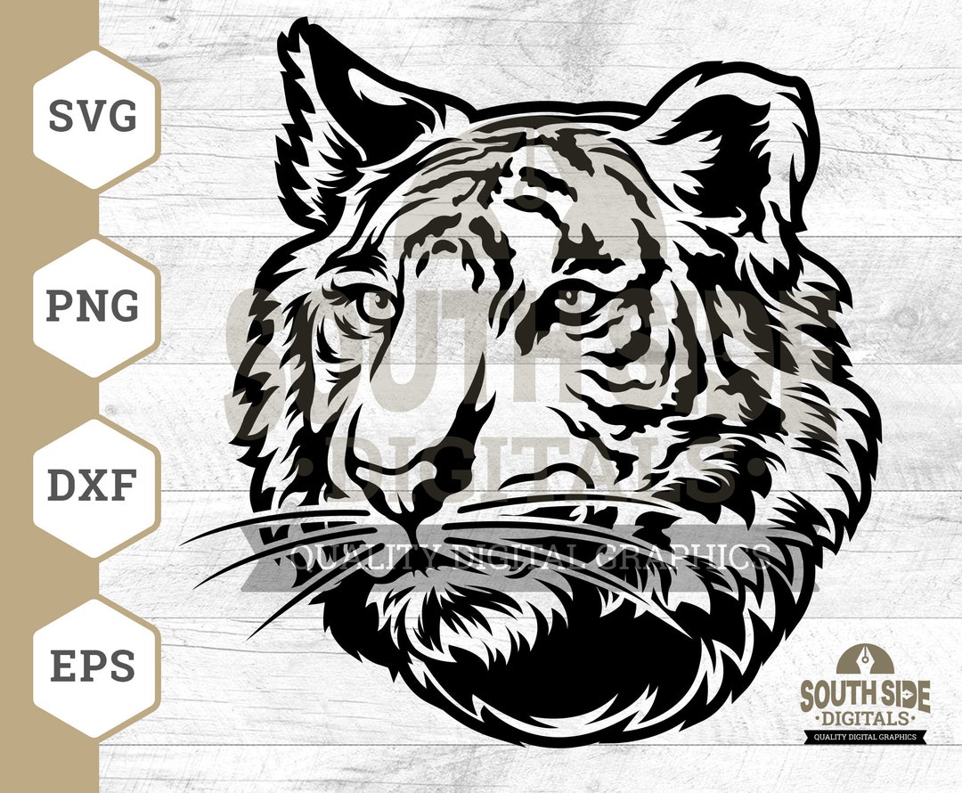 Tiger SVG File, Bengal Tiger Svg, White Tiger Svg, Tiger Svg, Big Cat