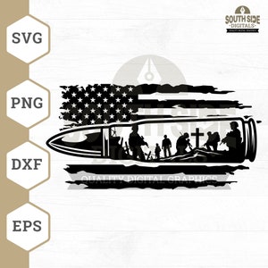 Soldiers Bullet SVG File, Veterans Bullet Svg, Bullet Svg, American Veterans Png, Veteran Soldiers Clipart, Soldiers Bullet Jpeg, Dxf, Eps