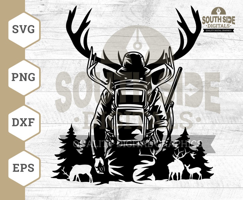 Deer Hunting SVG File Deer Hunter Svg Reindeer Svg Hunting - Etsy