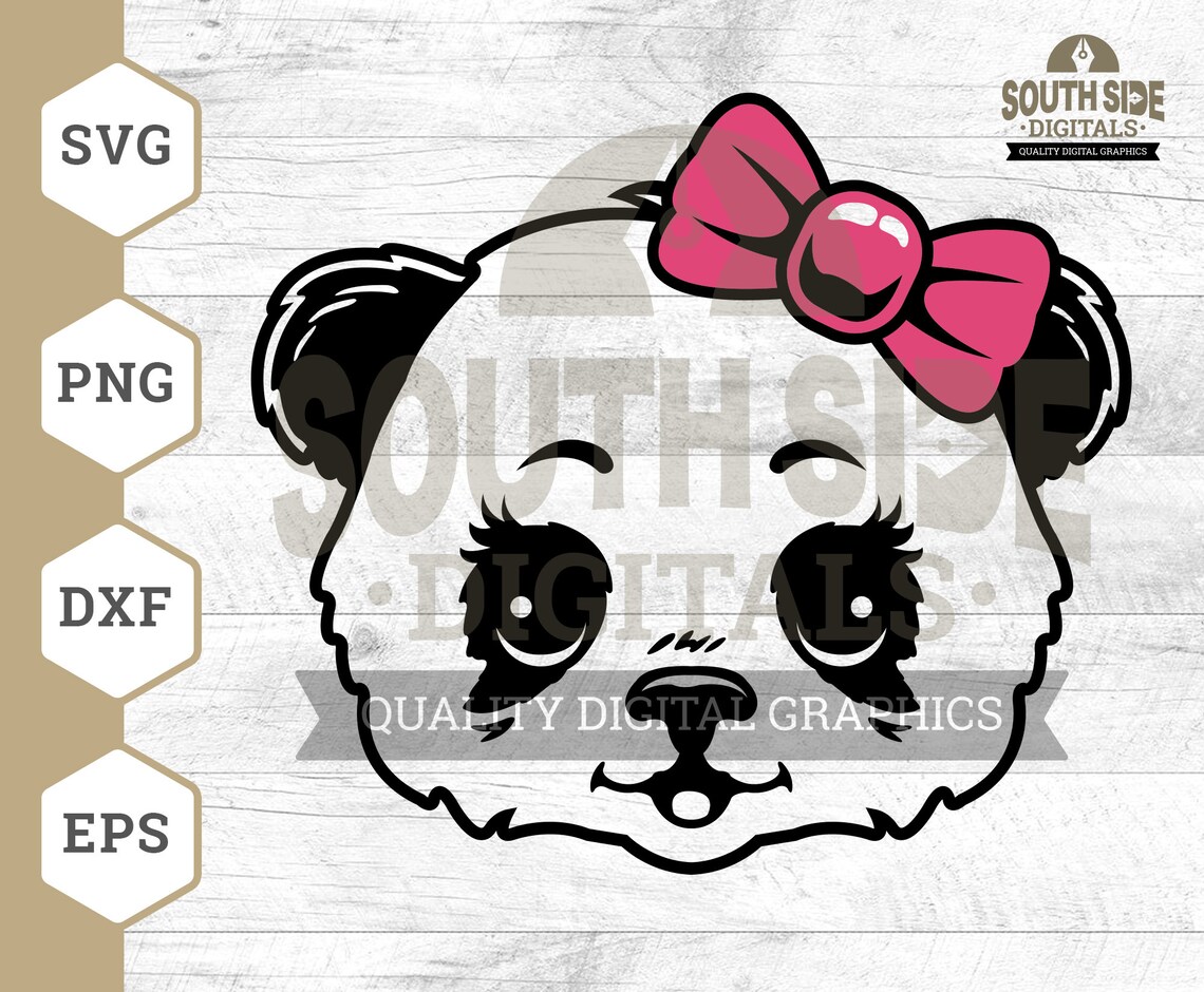 Panda SVG File Cute Panda Svg Smiling Panda Svg Happy Panda - Etsy