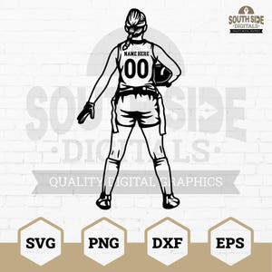 Personalized Flag Football Player SVG: Sublimation Design (Digital Download)
