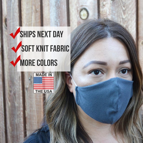 Gray Mask Gray Face Mask Gray Masks Gray Cotton Masks Etsy