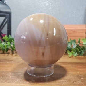 1.8lb Natural Polychrome Jasper Sphere / Polished Desert Jasper Orb