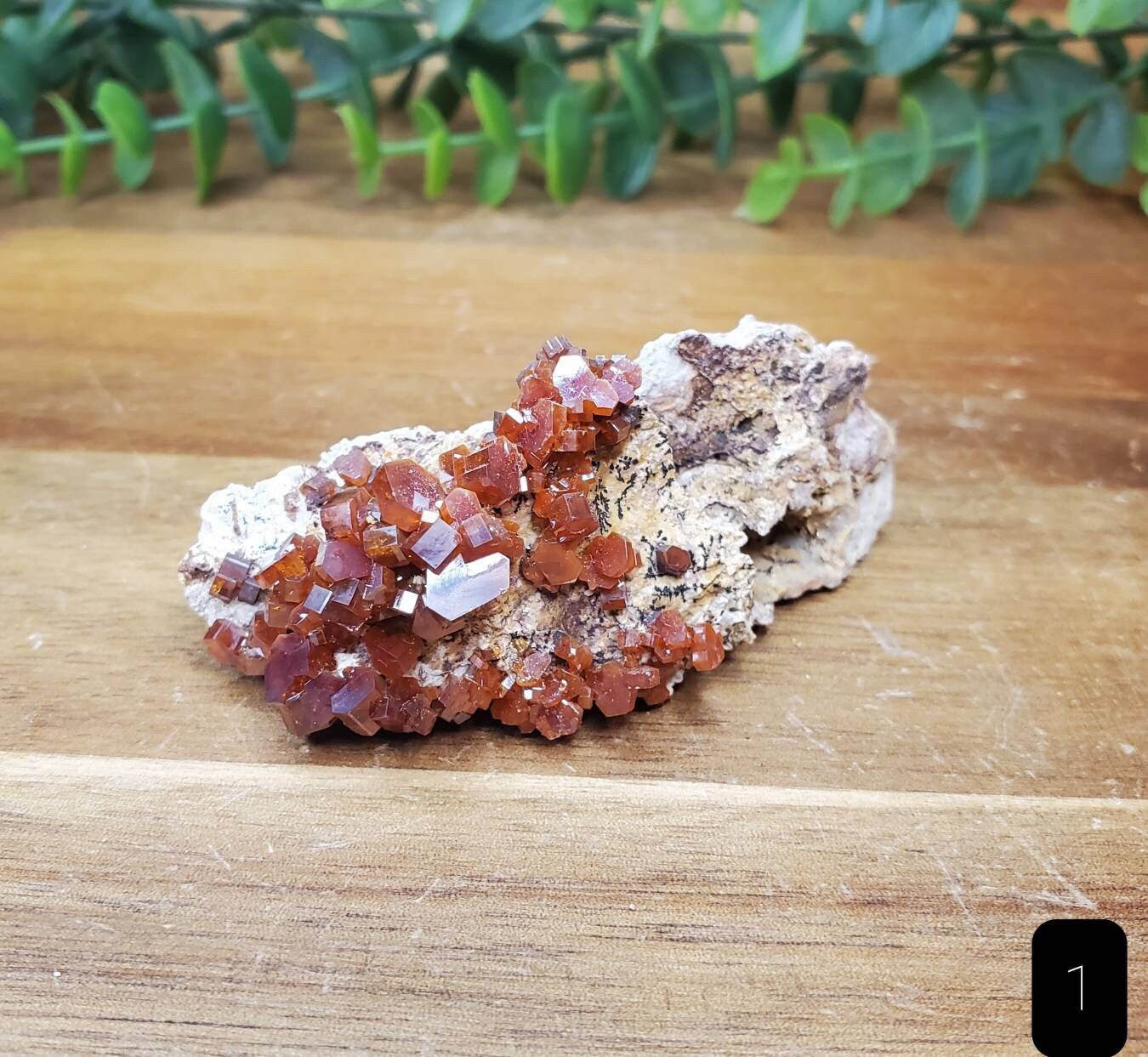 Natural Vanadinite Crystals on Matrix from Morocco - YOU CHOOSE!!