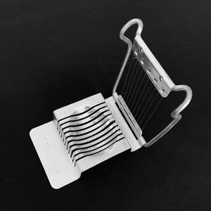 EGG Slicer for Hard Boiled Eggs Heavy Duty Aluminum Body and Stainless  Steel Wire, Egg Slicer Use for Soft Vegetables 