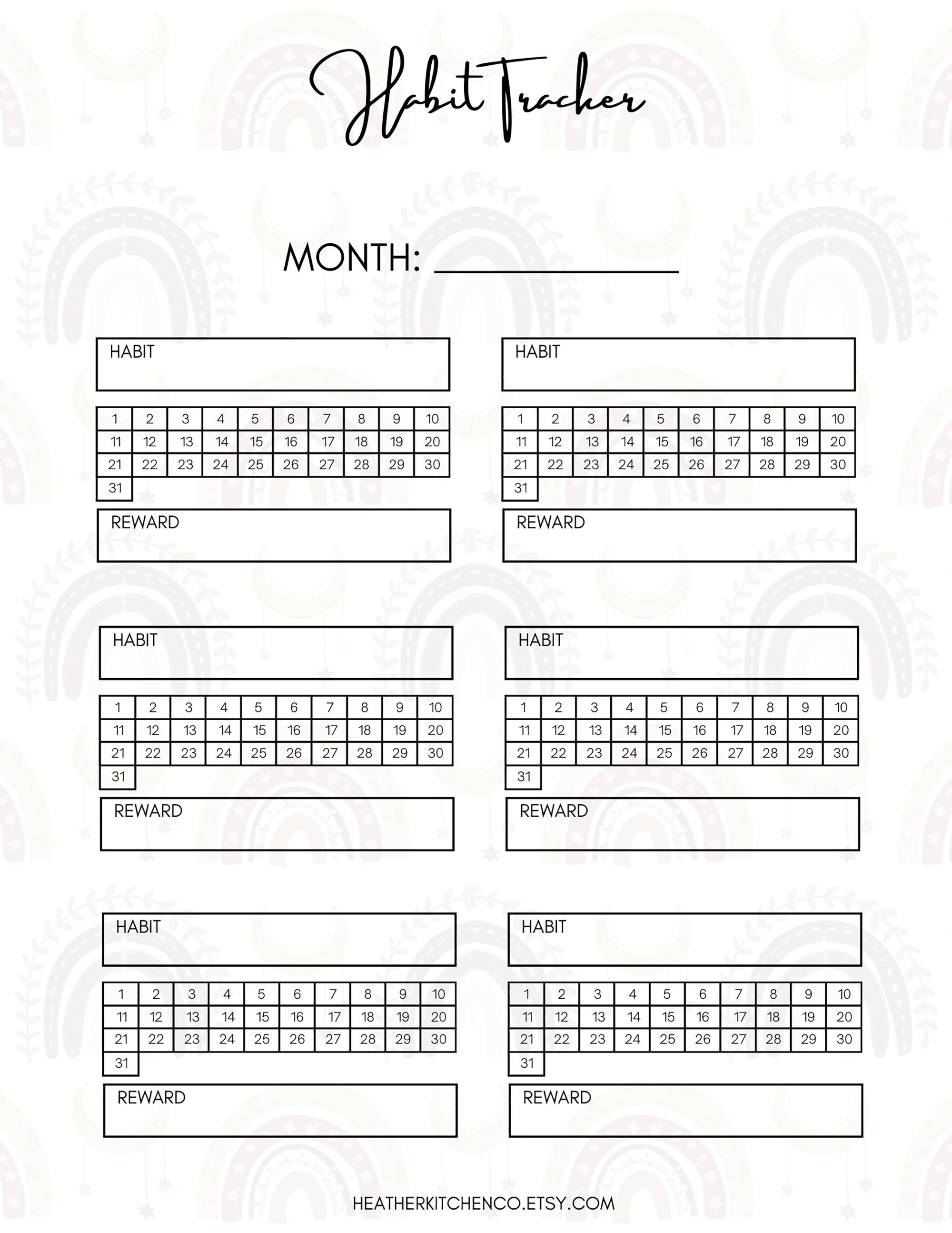 OneNote Habit Tracker Templates OneNote Templates PNG Etsy México OneNote Habit Tracker Templates OneNote Templates PNG Etsy México