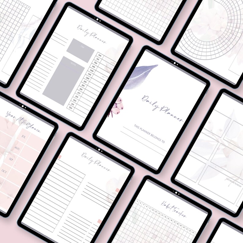 Planner Templates for Onenote Noteshelf Notability Etsy