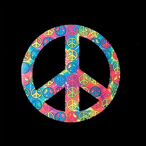 Tie Dye Peace Sign T-Shirt