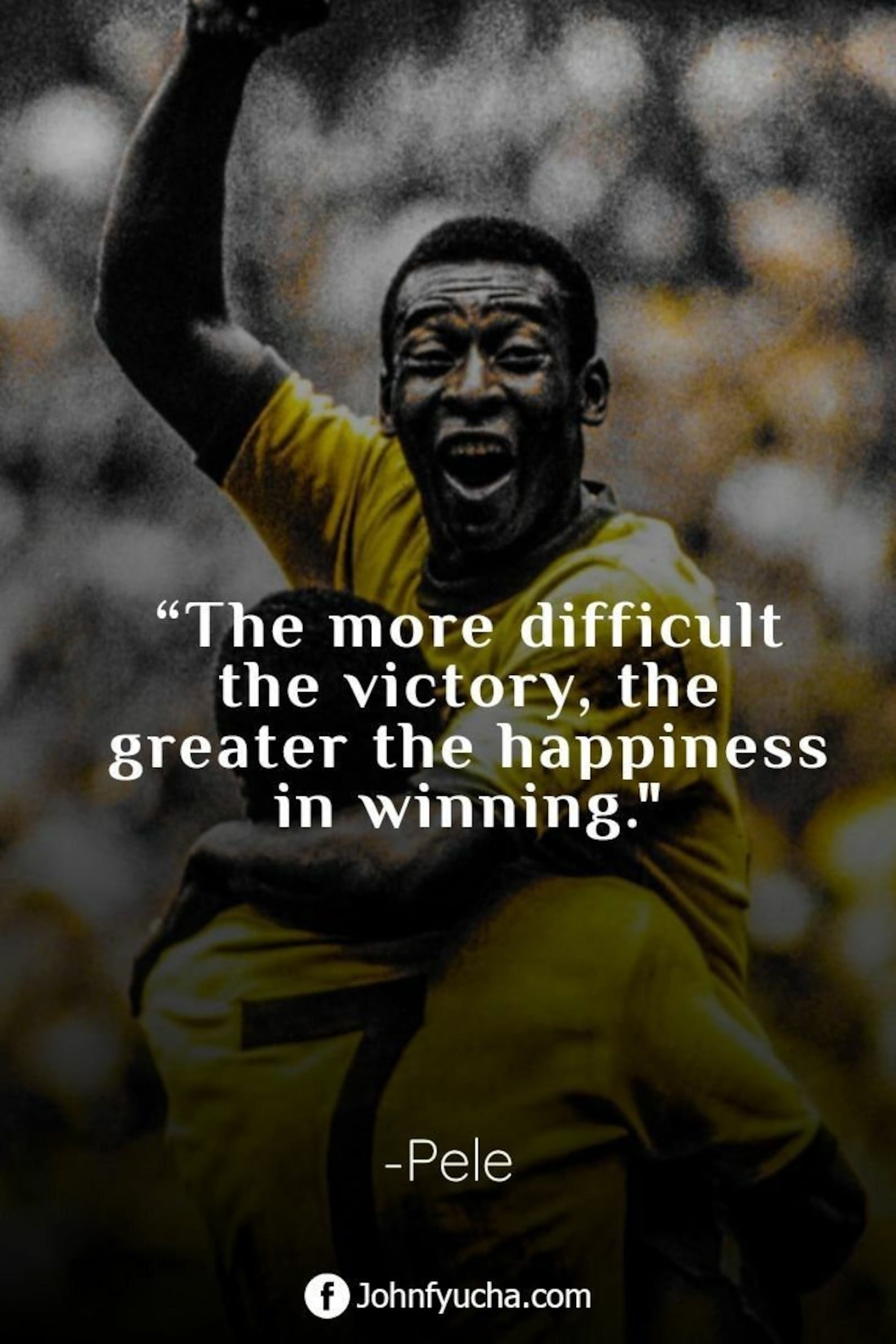 Pele Quotes Football Quotes Pele Quotes Football Poster Etsy