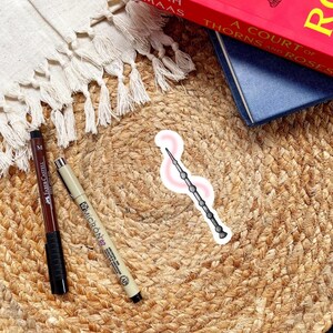 Wizard Wand Sticker | Headmaster Wand | Kindle Stickers for Nerdy Book Fans