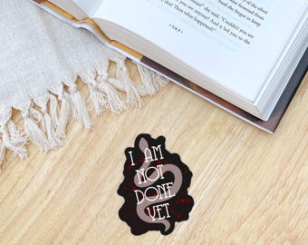 Daughter of No Worlds Quote Sticker: Carissa Broadbent Officially Licensed