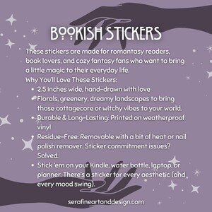 Throne of Glass Quote Sticker: Rattle The Stars, Romantasy Art image 6