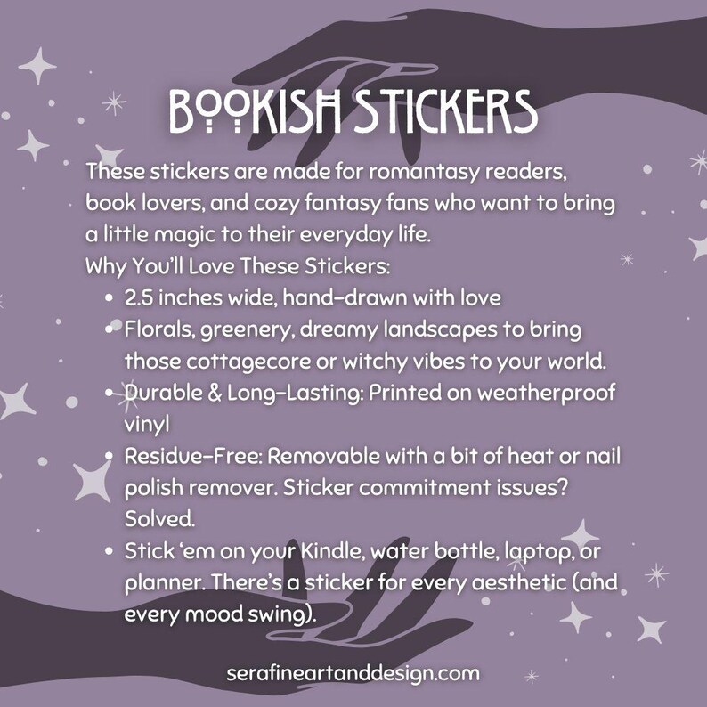 Throne of Glass Quote Sticker: Rattle The Stars, Romantasy Art image 6