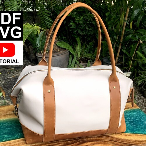 Retro Travel Bag Sewing Pattern PDF Etsy