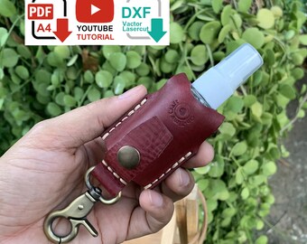 Alcohol spray leather case PDF pattern