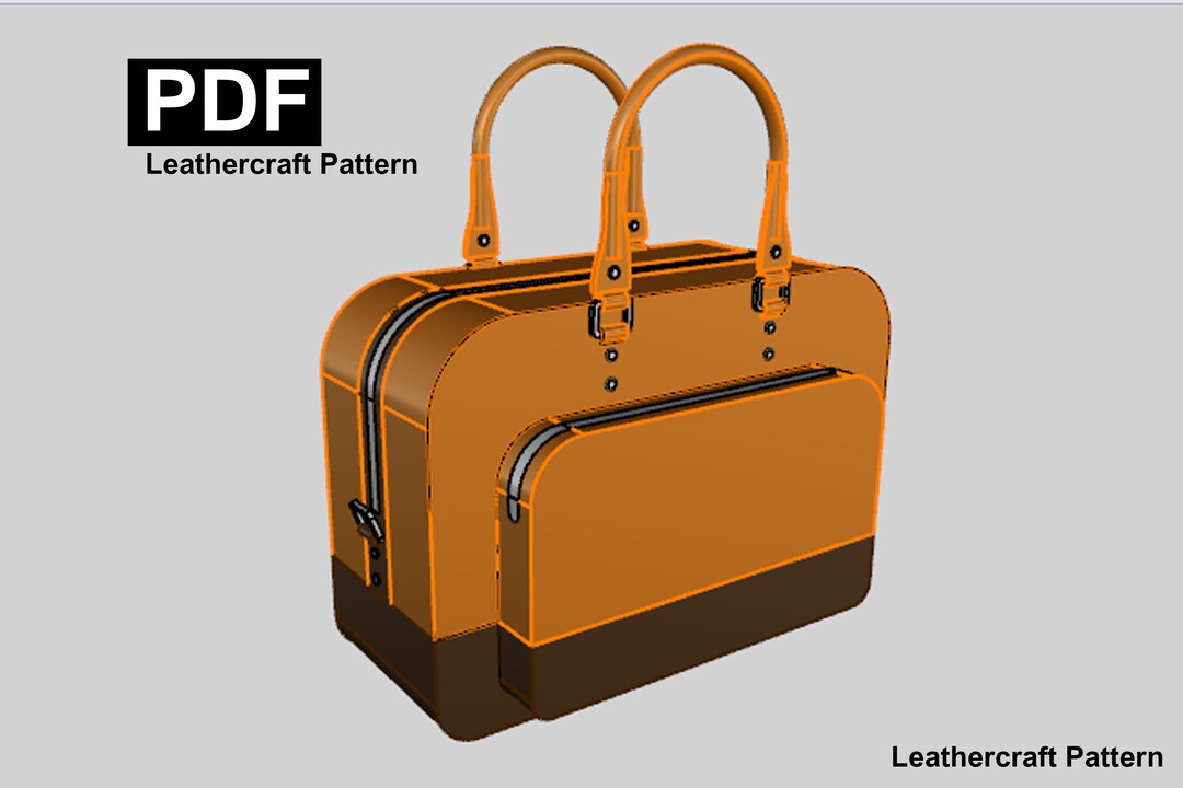 Travel Bag Duffel Bag Large Traveler Bag Carry on Weekender Bag Pattern PDF Pattern Template Etsy