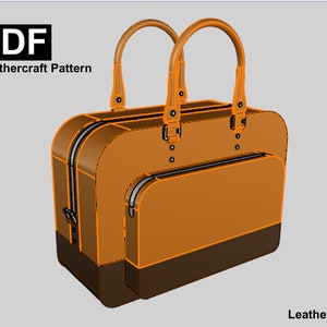Reisetasche Seesack Große Reisetasche tragen auf Weekender Tasche Muster PDF Vorlage