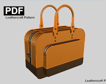 Duffel Bag PDF Pattern: Large Traveler Weekender (A4 Print)