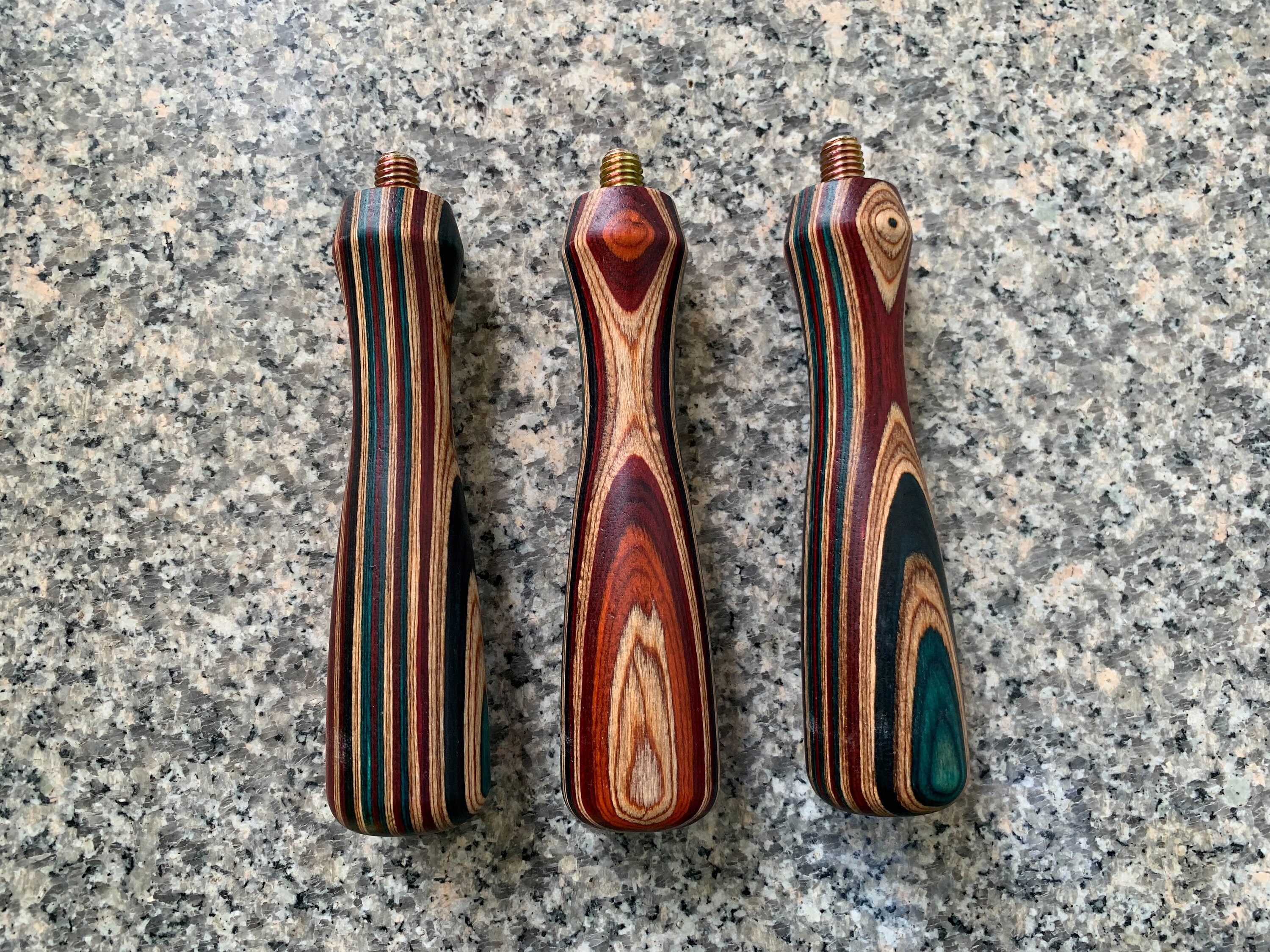 Colorful Wooden Handle Bottomless Portafilter: M10 Thread, Espresso ...