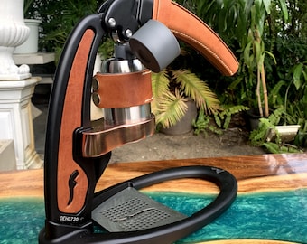 Flair Pro 2 Pro 3 Espresso Leather Side Inlays (2 pcs.)