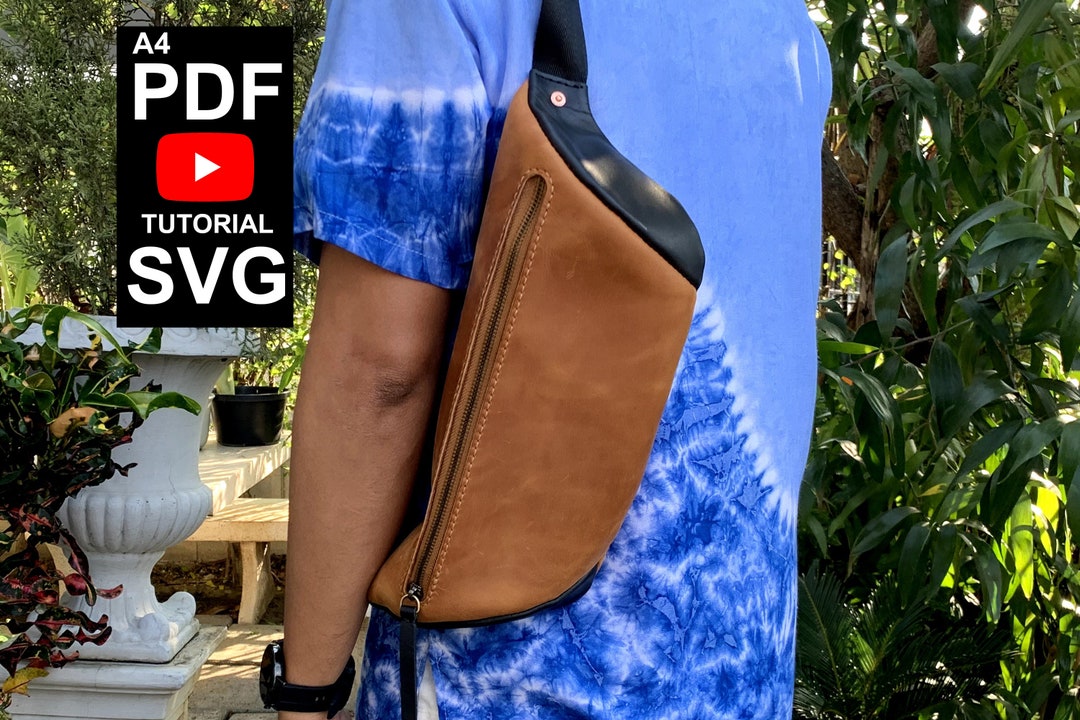 Funny Pack, Leather Sling Bag, Crossbody, Hip Bag Pattern, Bum Bag