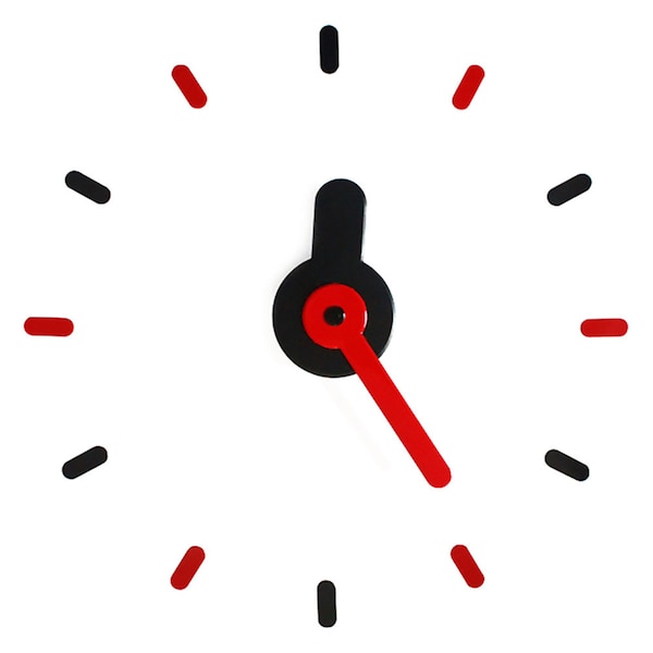On-Time Wall Clock ho drilling 48-60 Cm. (19.5-24.4 inch) Good design designer clock