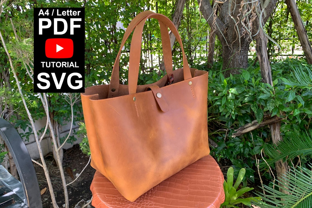 Tote Bag Lady Bag Shopping Bag PDF Pattern Template - Etsy