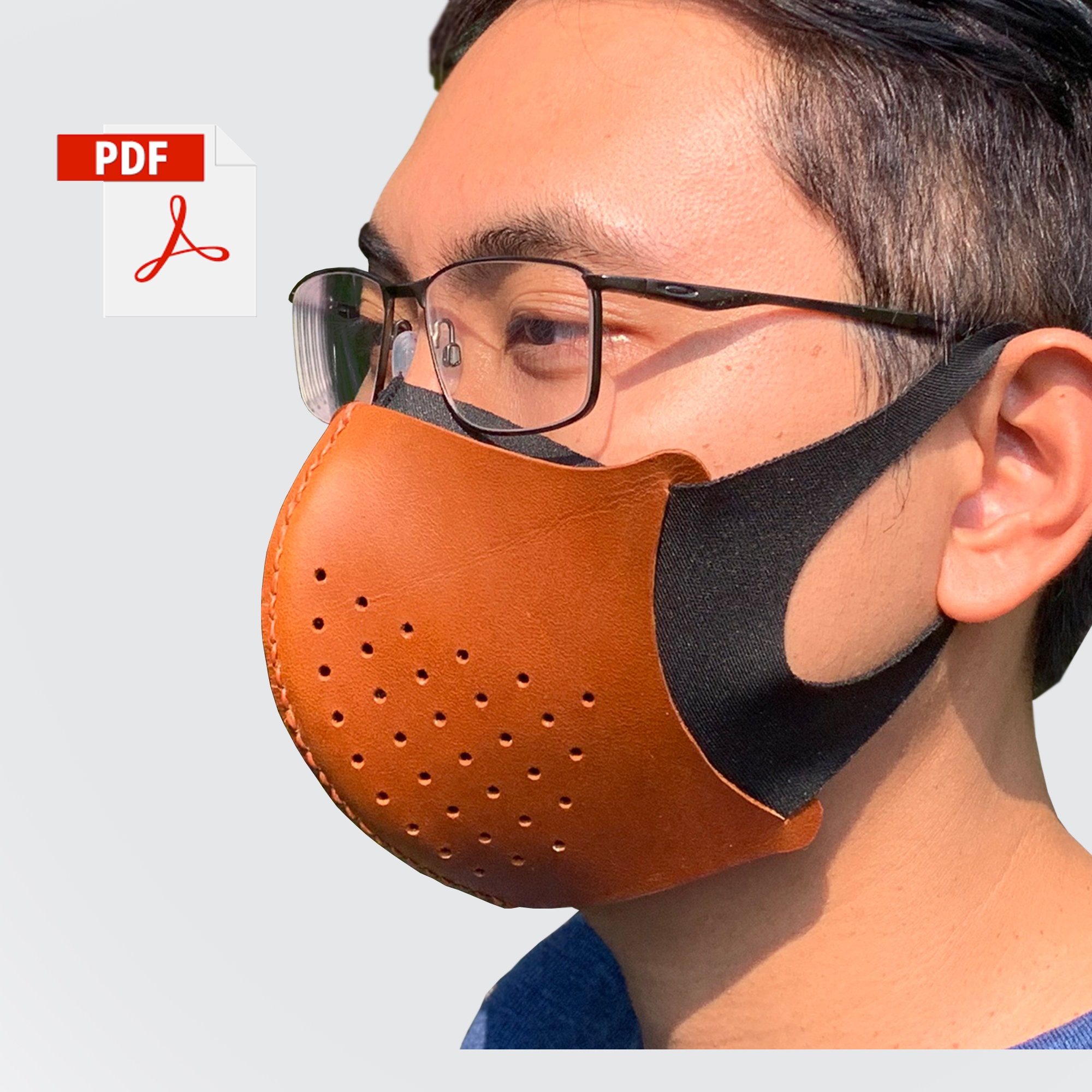 Leather Mask Pattern Pdf Template DIY Tutorial Etsy UK